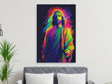 Jesus Christ Colorful Pop Art Print, Modern Christian Wall Art, Vibrant Spiritual Decor, Abstract Religious Canvas
Jesus Christ Art