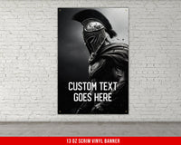 Custom Home Gym Banner - Large Personalized Quote - Home Decor - Office Workout Room Wall Art - Spartan V5