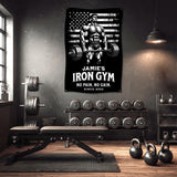 a bold statement "MADE IN THE USA" in large white letters, with a smaller American flag in the bottom right corner.
