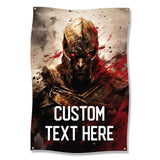Custom Warrior Art, Gym Wall Decor, Motivational Poster, Personalized Fitness Print, Man Cave Decoration, Workout Room Art
