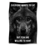 Wolf Motivational Poster, Gym Wall Art, Inspirational Fitness Decor, Home Gym Banner, Workout Room Poster, Fitness Motivation Artwork