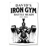 Iron Gym Poster, Motivational Gym Decor, Battle Ready Gym Art, Fitness Wall Art, Workout Poster, Gym Motivation, Home Gym Decor