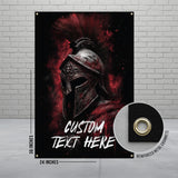 Custom Spartan Warrior Helmet Art, Personalized Wall Decor, Battle Ready Home Decor, Unique Fighter Poster, Gladiator Room Decoration