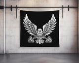 Custom Tapestry Motivational Quote Banner For Home Gym Decor Weightlifting Fitness Wall Art Powerlifting Garage Gym Decor