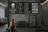 Motivational Quote Banners – Home Gym Decor, Set of 4