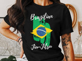 Brazilian Jiu Jitsu Shirt, Brazil Flag Clothing, Martial Arts Tee, Brazilian Jiu-Jitsu Gift, BJJ Apparel, Sportswear for Jiu Jitsu