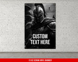 Spartan Banner Motivational Quote, Home Gym Wall Art, Powerlifting Decor, Warrior Fitness Flag, Inspirational Dorm Gift