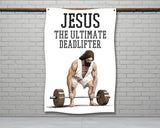 a comparison of banner sizes to scale, with a silhouette of a man standing next to the corresponding banner sizes.