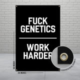 Motivational Wall Art, Work Harder Banner, Workout Inspiration, Gym Decor, Fitness Wall Hanging, Fitness Banner, Gym Motivation