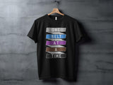 Martial Arts T-Shirt, One Belt at a Time Shirt, Motivational Karate Tee, Taekwondo Uniform, BJJ Apparel, Gift for Martial Artists