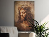 Jesus Christ Portrait, Crown of Thorns, Religious Art, Christian Faith Decor, Spiritual Wall Hanging, Divine Image, all products ()