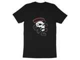 Skull Graphic T-Shirt, Men's Graphic Tee, Cool Skeleton Shirt, Rock and Roll Shirt, Fashionable Black Tee, Novelty Gift Idea