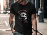 Skull graphic tee, Urban streetwear shirt, Cool graphic print, Edgy fashion top, Trendy men's casual wear