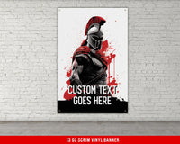 a picture of a poster of a spartan