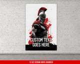 a picture of a poster of a spartan
