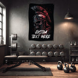 The image is a promotional graphic for a fabric product, specifically a 9 oz polyester fabric. It features a close-up view of the fabric, highlighting its properties such as dye sublimation, scratch resistance, wrinkles being free, and being washable.