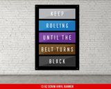 A white, checkered-patterned fabric is rolled up and secured with a gold ring, which is fastened with a gold ring.