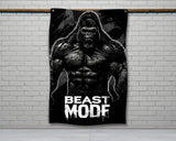 The image is a black and white advertisement for a product, likely a double-fold hem or a 2-meter-long fabric. The ad provides a size guide for the product, indicating that it is 56 inches long and 34.5 inches wide.
