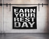 Custom Tapestry Motivational Quote, Banner For Home Gym Decor, Weightlifting Gift Wall Art Fitness Powerlifting Inspirational Decor