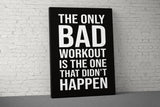 Motivational Canvas Workout Quote