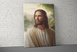 Jesus Christ Portrait Art, Christian Religious Painting, Spiritual Wall Decor, Divine Savior Print, Serene Nature Scene
Jesus Christ