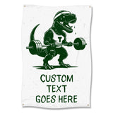 Gym T Rex Poster, Dinosaur Workout Art, Weightlifting Dinosaur Wall Decor, Funny Fitness Poster, Cool Gym Decor, Unique Gym Art Print