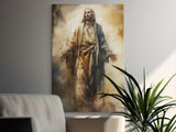Jesus Christ Watercolor Art, Spiritual Painting, Christian Wall Art, Religious Decor, Divine Presence, Faith Gift, Christian Home