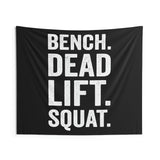 Custom Tapestry Banner For Home Gym Decor Weightlifting Motivational Quote Wall Art Fitness Powerlifting Inspirational Custom