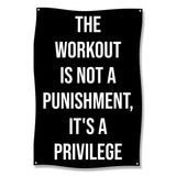 Workout Motivation Wall Art, Gym Quote Poster, Fitness Inspirational Decor, Home Gym Wall Hanging, Exercise Motivation Sign