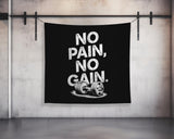 Motivational Quote Custom Tapestry Home Gym Decor Banner Wall Art Fitness Weightlifting Garage Gym Powerlifting Dorm Fabric Gift
