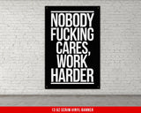 Workout Motivation Vinyl Banner, Gym Inspirational Quote Banner, Fitness Wall Art, Home Gym Decor, Office Motivational Sign, Custom Banner