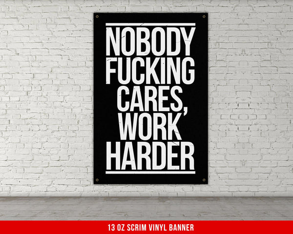 Workout Motivation Vinyl Banner, Gym Inspirational Quote Banner, Fitness Wall Art, Home Gym Decor, Office Motivational Sign, Custom Banner
