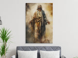 Jesus Christ Watercolor Art Print, Christian Religious Painting, Spiritual Divine Wall Decor, Modern Abstract Faith Based Home Decor