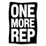 Motivational Gym Wall Art, One More Rep Poster, Fitness Inspirational Decor, Workout Room Decoration, Home Gym Motivational Sign
