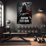 The image is a promotional graphic for a fabric product, specifically a 9 oz polyester fabric. It features a close-up view of the fabric, highlighting its properties such as dye sublimation, scratch resistance, wrinkles being free, and being washable.