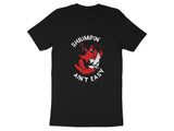 Shrimpin' Ain't Easy T-Shirt, Funny Shrimp Graphic Tee, Cool Casual Shirt, Unique Gift for Seafood Lovers, Fun Graphic Apparel