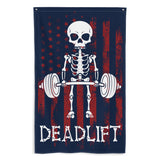 Gym Flags - Gym Sign - Custom Home Gym Banner - Gym Gifts - Weightlifting Decor - Deadlift USA