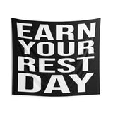 Custom Tapestry Motivational Quote, Banner For Home Gym Decor, Weightlifting Gift Wall Art Fitness Powerlifting Inspirational Decor