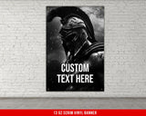 Spartan Banner For Home Gym Decor Motivational Quote Weightlifting Wall Art Fitness Powerlifting Inspirational Custom Dorm Gift