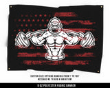 Gorilla Weights Cloth Banner