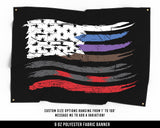 Jiu Jitsu Cloth Banner - Brazilian BJJ Gym Belts Decor - Large Motivational Wall Art - Grappling Jujitsu