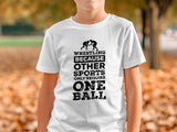 Kids Wrestler Shirt | Funny Wrestling Tee| One Ball | Wrestling Lover | Wrestling Sports | Perfect Gift for Wrestlers | Wrestling Lover