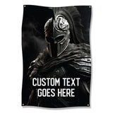 Spartan Warrior Poster, Ancient Greek Wall Art, Dark Historical Decor, Epic Battle Tapestry, Medieval Knight Print, Customizable Design
