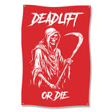 Deadlift or Die Poster, Gym Wall Art, Fitness Motivational Print, Home Gym Decor, Workout Room Sign, Weightlifting Art Print