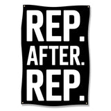 Motivational Gym Banner, REP AFTER REP Fitness Decor, Workout Inspiration Wall Art, Exercise Room Poster, Gym Enthusiast Gift