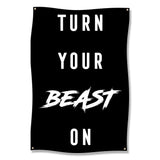 Turn Your Beast On Wall Art, Motivational Poster, Gym Decor, Inspiring Print, Fitness Motivation, Workout Room Sign, Home Gym Decor