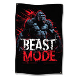 Beast Mode Gorilla Art, Motivational Wall Decor, Gym Inspiration Poster, Fitness Room Decor, Intense Workout Art Print