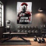 The image is a promotional graphic for a fabric product, specifically a 9 oz polyester fabric. It features a close-up view of the fabric, highlighting its properties such as dye sublimation, scratch resistance, wrinkles being free, and being washable.