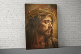 Jesus Christ Crown of Thorns, Religious Christian Art, Sacred Devotional Image, Holy Face, Passion of Christ, Spiritual Home Decor
Jesus