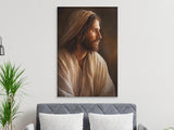 Jesus Christ Portrait Art Print, Christian Wall Decor, Religious Home Art, Sacred Digital Download, Spiritual Lord Savior Artwork (all